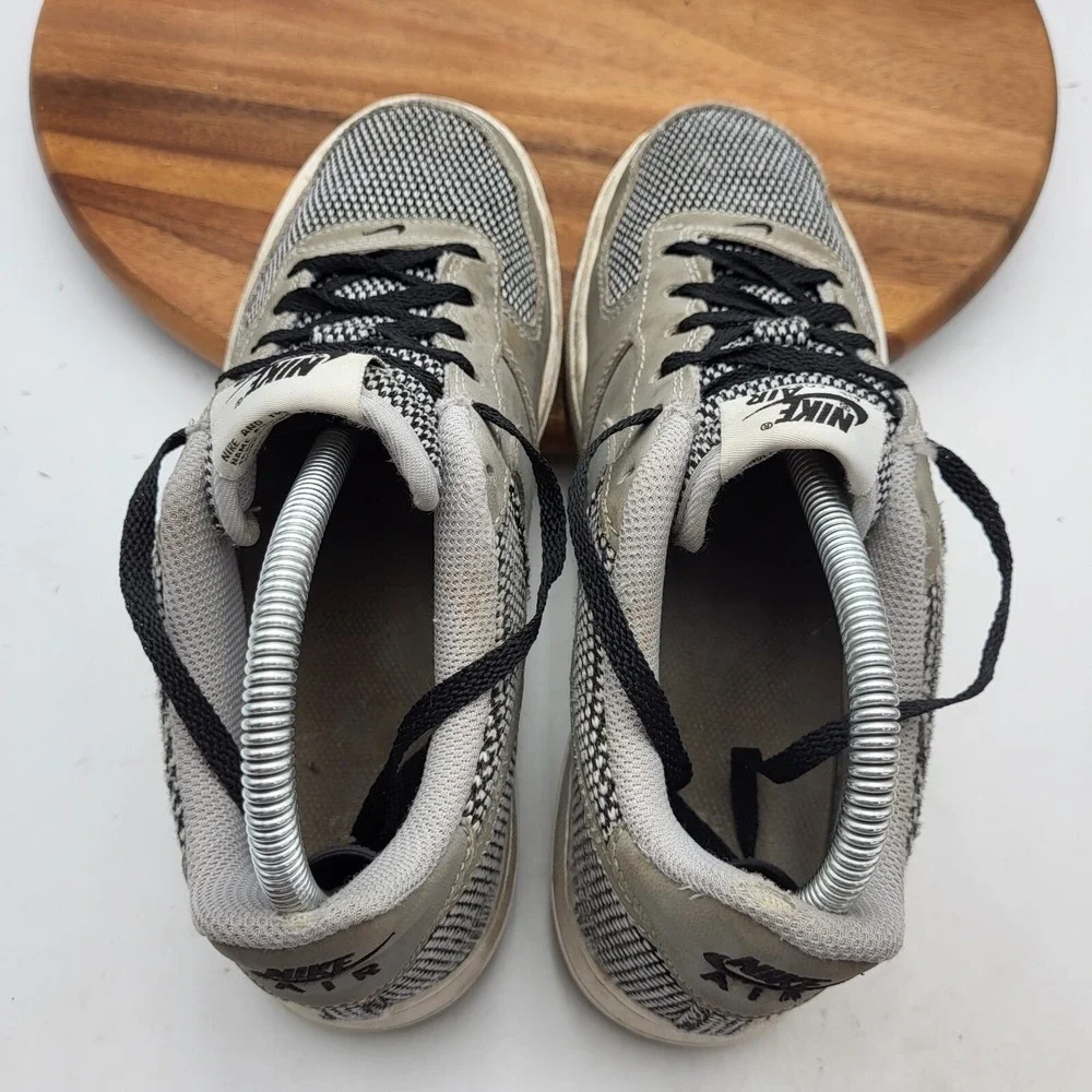 Nike Air Force 1 Premium Shoes Boys 6.5Y (GS) Cool Grey Gray 748981-005 Sneakers